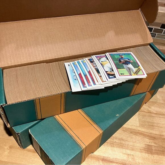 Source Unknown Other - Bundle of three boxes of baseball cards, excellent condition
